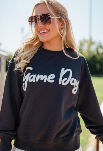Chenille Game Day Sweatshirt