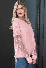 Load image into Gallery viewer, Bow Mesh Sleeve Top