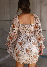 Load image into Gallery viewer, White Fall Floral Dress