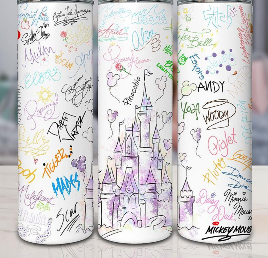 Character Autograph Tumbler