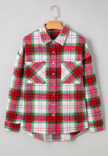 Load image into Gallery viewer, Christmas Plaid Shacket