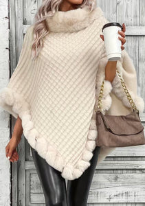 Fur Trim Sweater
