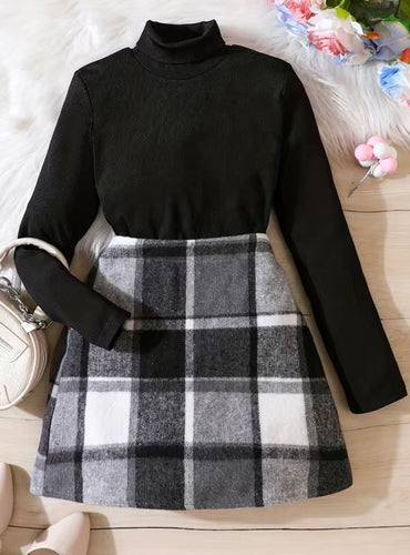 Flannel Skirt Outfit