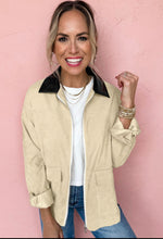 Load image into Gallery viewer, Textured Zip Up Jacket