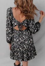 Load image into Gallery viewer, Floral Tie Back Dress