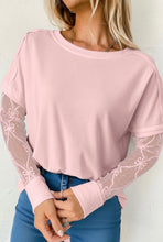 Load image into Gallery viewer, Bow Mesh Sleeve Top