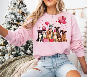 Valentine Dogs Sweatshirt