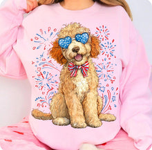 Load image into Gallery viewer, Patriotic Golden-Doodle Sweathsirt