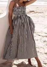 Load image into Gallery viewer, Striped Summer Midi Dress
