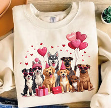 Load image into Gallery viewer, Valentine Dogs Sweatshirt