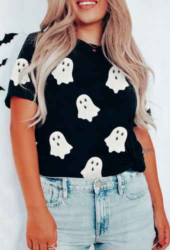 Women’s Sequin Ghost T-shirt