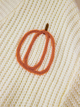 Load image into Gallery viewer, Raw Hem Pumpkin Sweater