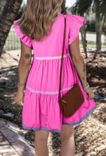 Load image into Gallery viewer, Pink Ric Rac Dress