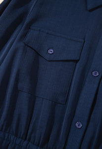 Navy Shirt Dress