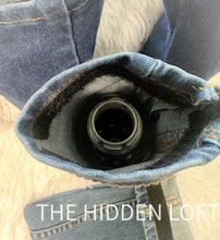 Load image into Gallery viewer, Denim Water Bottle Dog Toy