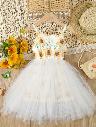 Sunflower Tulle Dress