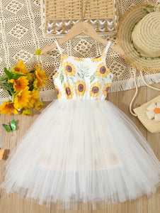 Sunflower Tulle Dress