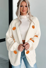 Load image into Gallery viewer, Pumpkin Cardigan Sweater