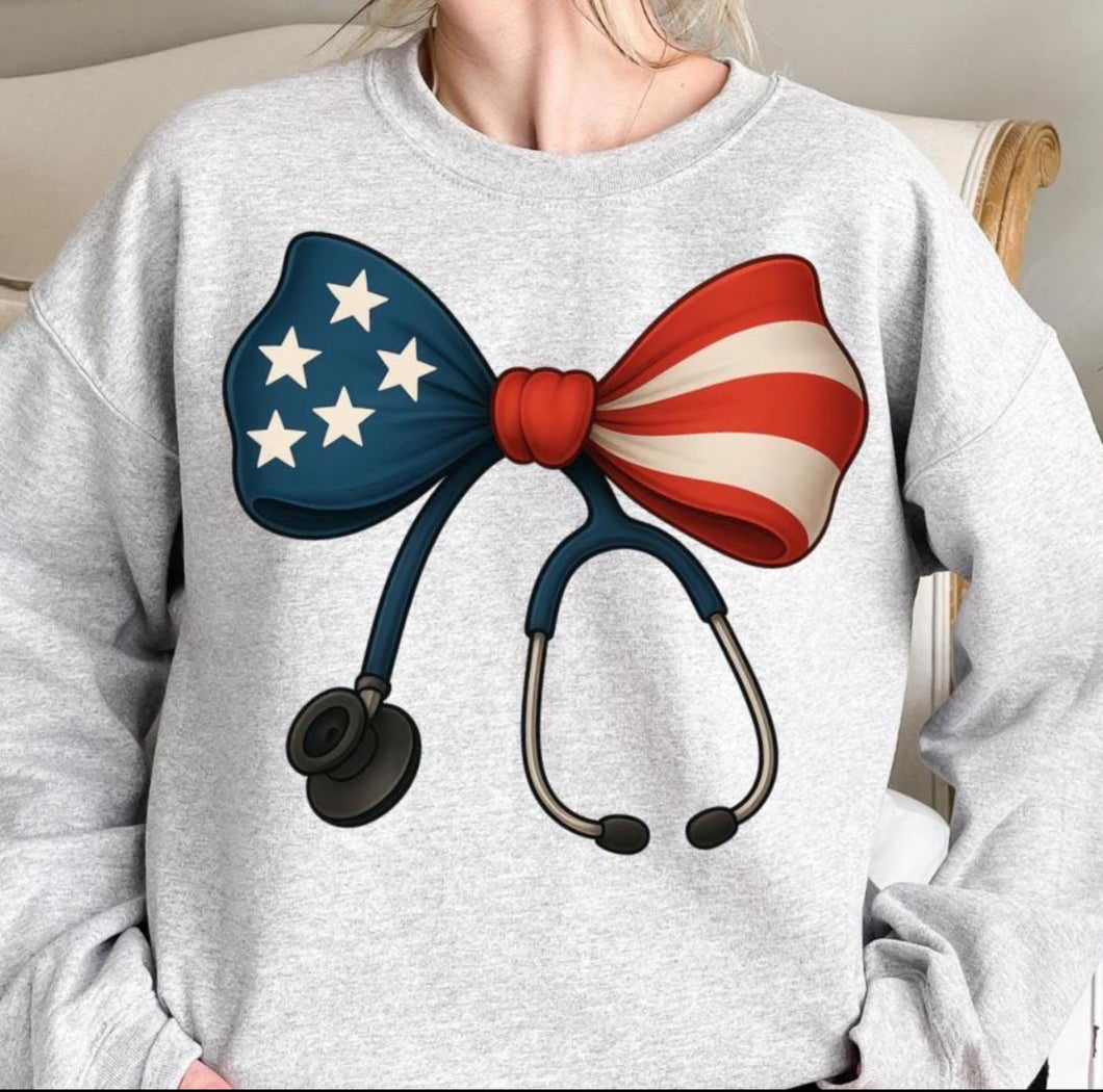 Patriotic Stethoscope Sweatshirt