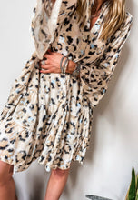 Load image into Gallery viewer, Light Leopard Tiered Dress