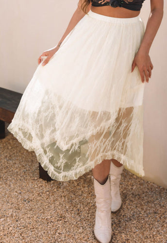 Lace Maxi Skirt