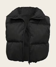 Load image into Gallery viewer, Women’s Crop Puffer Vest