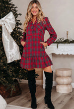 Load image into Gallery viewer, Plaid Ruffle Hem Dress