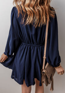 Navy Shirt Dress