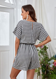 Black and White Romper