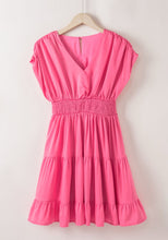 Load image into Gallery viewer, Pink Tiered Dress