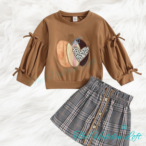 Pumpkin Skirt Outfit