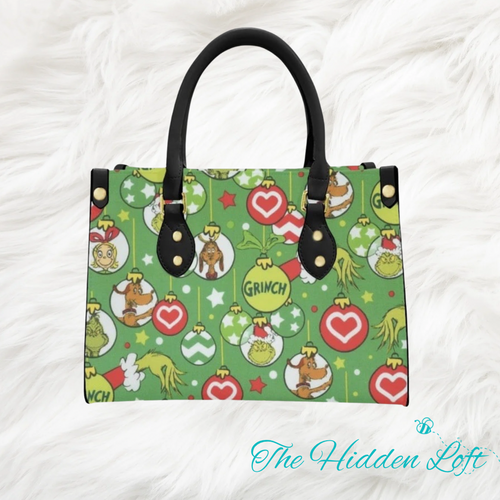 Green Grinch Purse