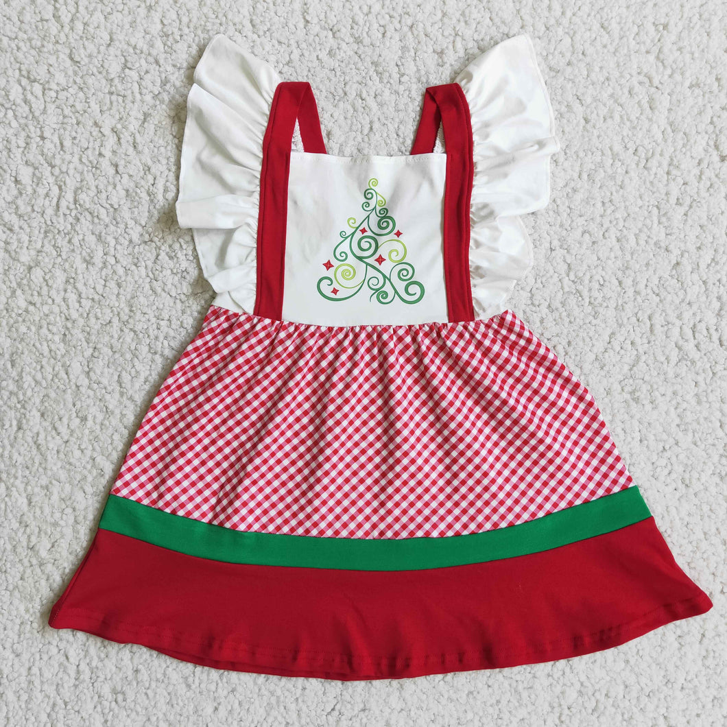 Sleeveless Christmas Tree Dress