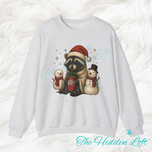 Load image into Gallery viewer, DP Christmas Raccoon Sweatshirt