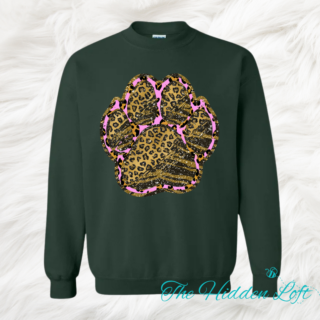 Leopard Paw Sweatshirt