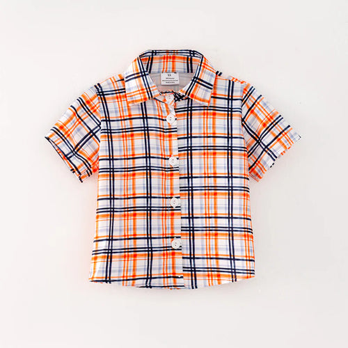 Boy’s Plaid Button Down Shirt