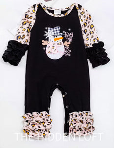 Hug Me I’m Cold Snowman Romper