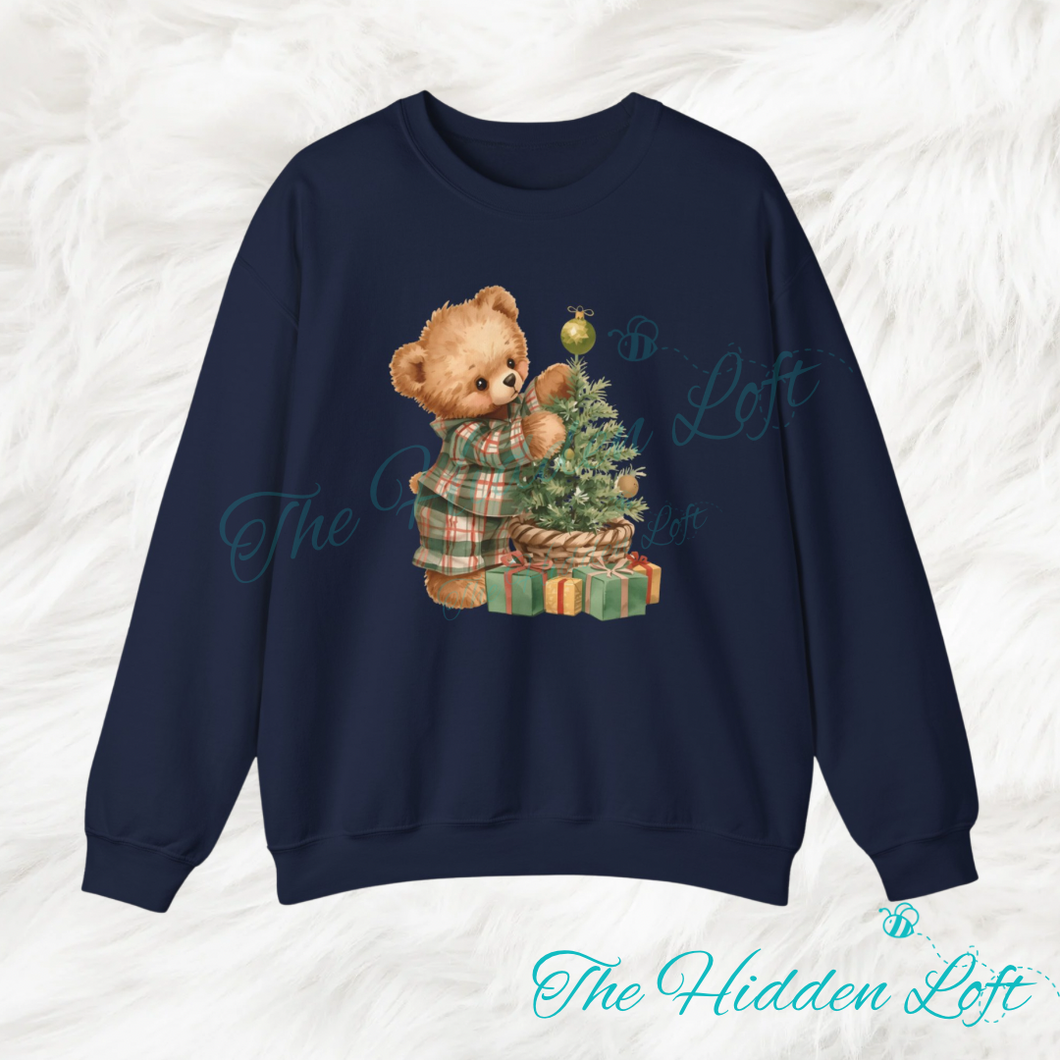 Christmas Teddy Bear Sweatshirt