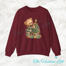 Load image into Gallery viewer, Christmas Teddy Bear Sweatshirt