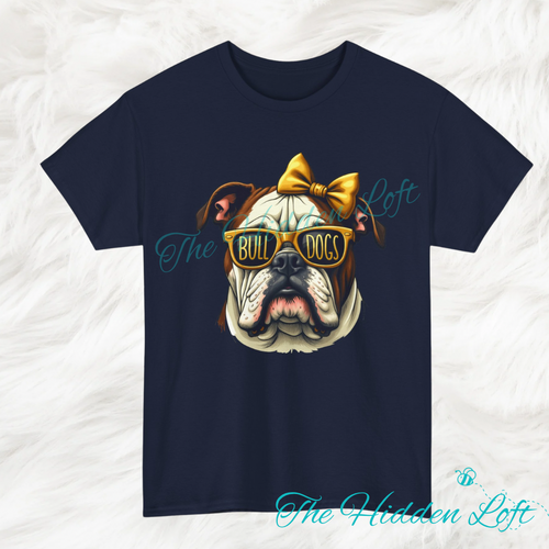 Bulldog with Bow T-shirt