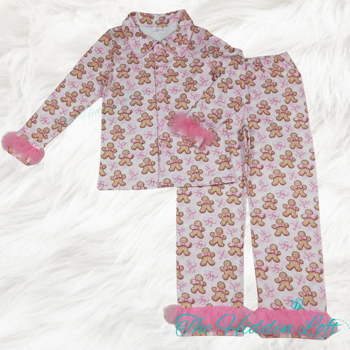 Women’s Pink Gingerbread Pajamas