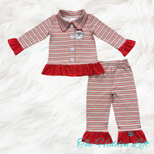 Load image into Gallery viewer, Christmas Stripe Pajamas