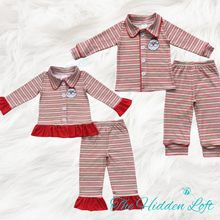 Load image into Gallery viewer, Christmas Stripe Pajamas