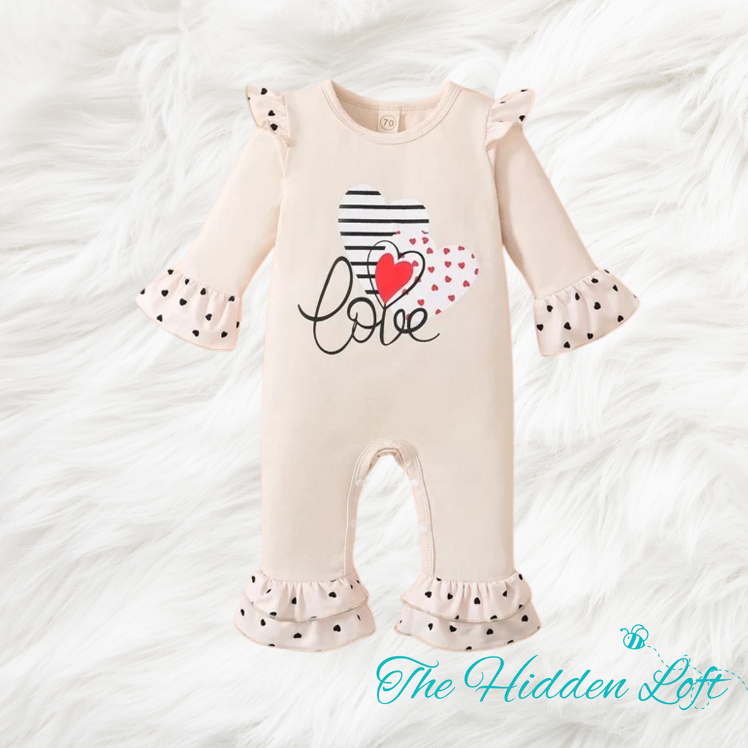 Valentine Baby Romper