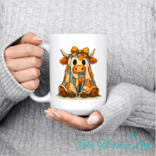 Load image into Gallery viewer, Ghost Highland Cow Mug