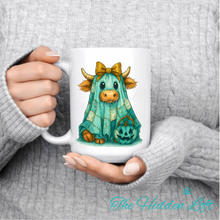 Load image into Gallery viewer, Ghost Highland Cow Mug