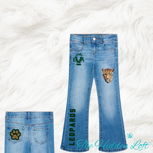 Leopards Girls Jeans