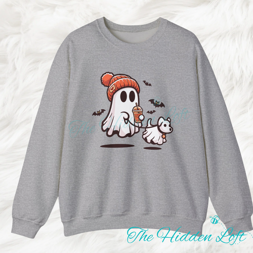Ghost walking Dog Sweatshirt