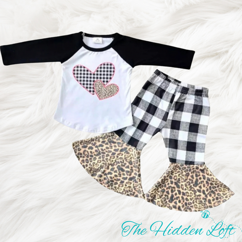 Buffalo Plaid Valentine Outfit