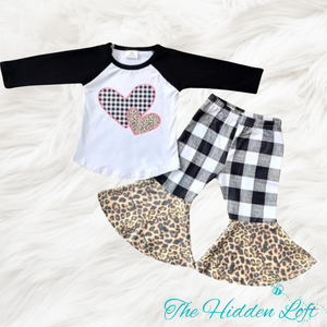 Buffalo Plaid Valentine Outfit